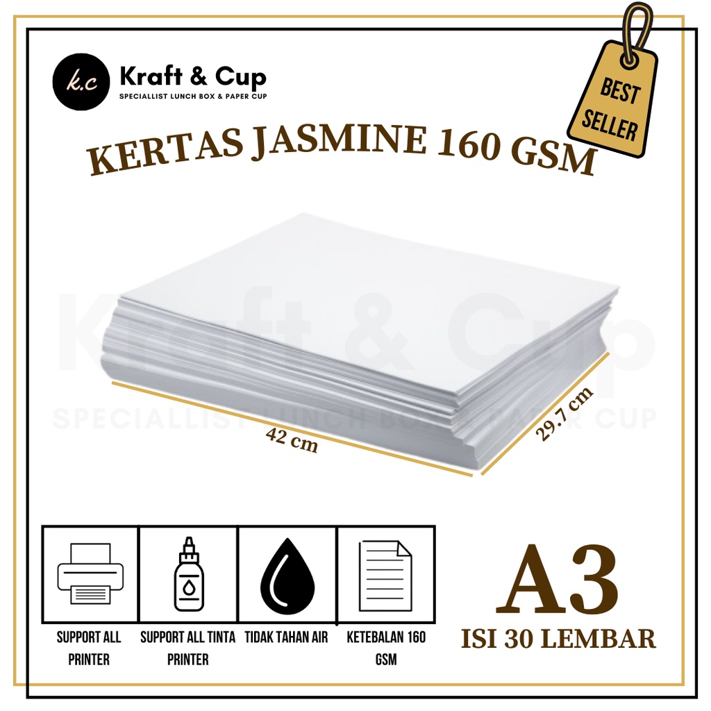 

Kertas Jasmine A3 isi 30 lembar / Kertas Glitter A3 / Kertas A3 Undangan Jasmine