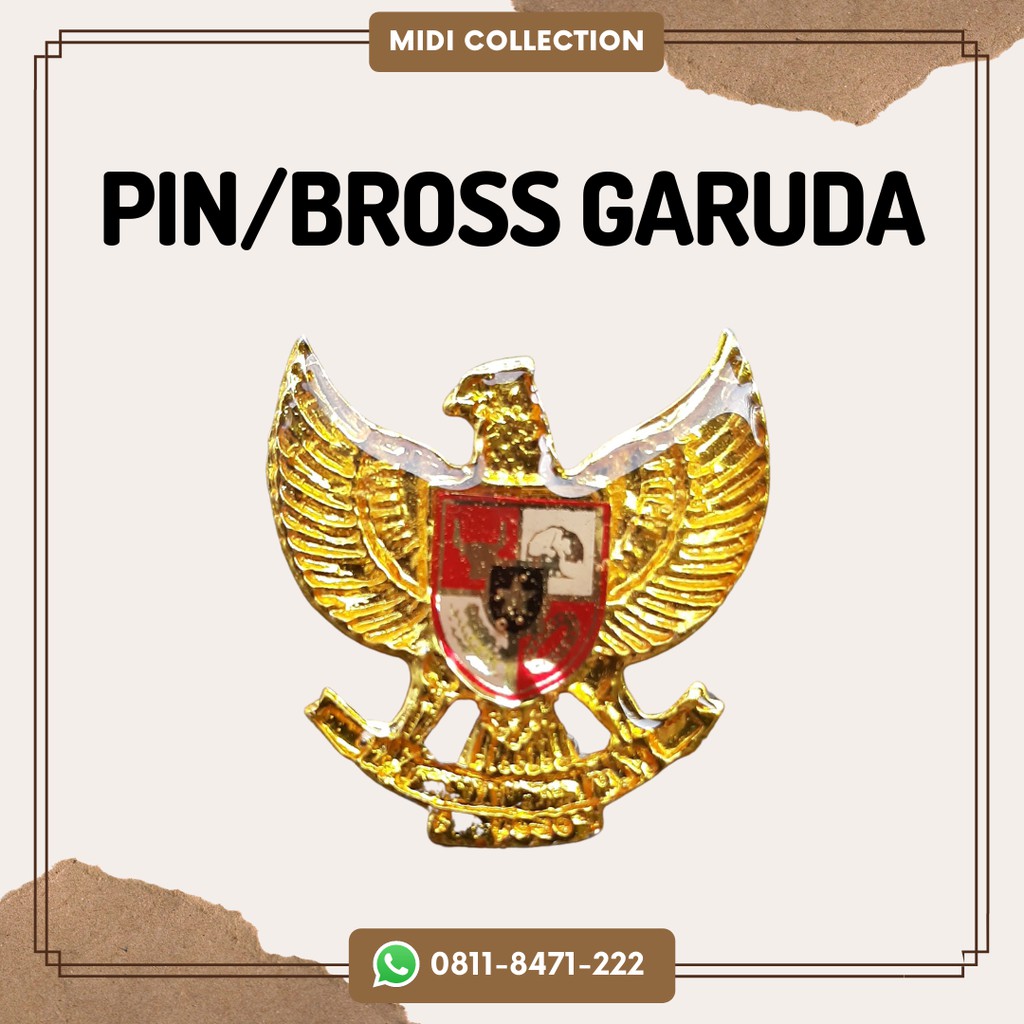 Jual Pin Bross Lambang Garuda Indonesia Shopee Indonesia