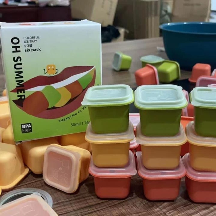 Cetakan Es Batu Kotak