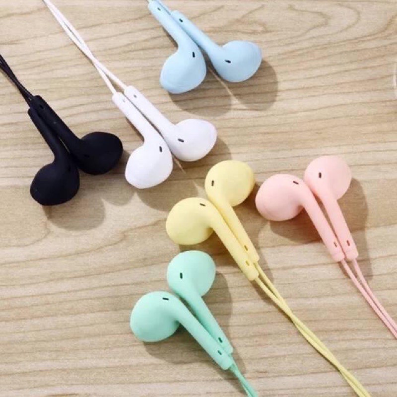 Hf Earphone Macaron U19 Macaron Matte Color Hf MegaBass U19 Headset