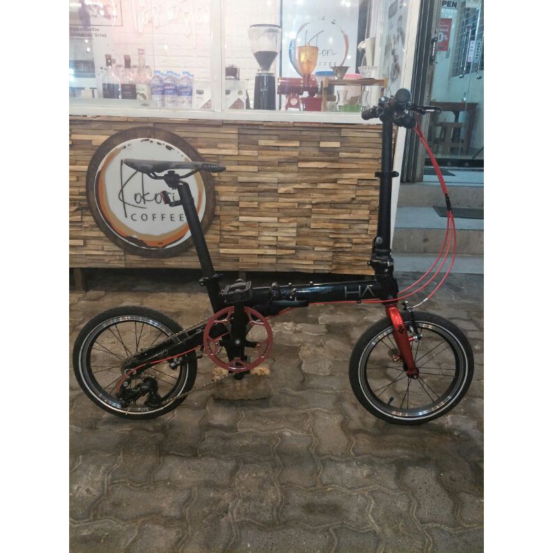 Camp Hazy 3 speed sepeda lipat 16 inch 3s Preloved Bekas