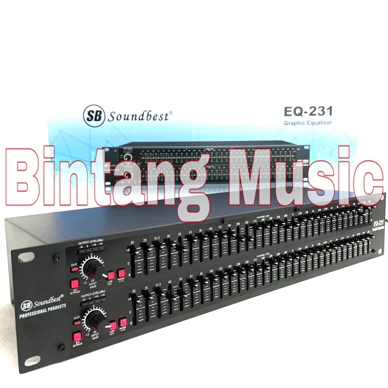 Equaliser Soundbest EQ231 Original Eq 231 soundbest eq231