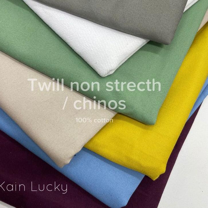 SALEE.. Kain Twill non stretch / Kain chinos Kain Polos