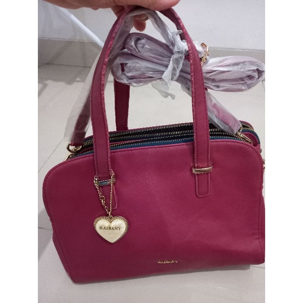 tas pink fuschia merk radiant
