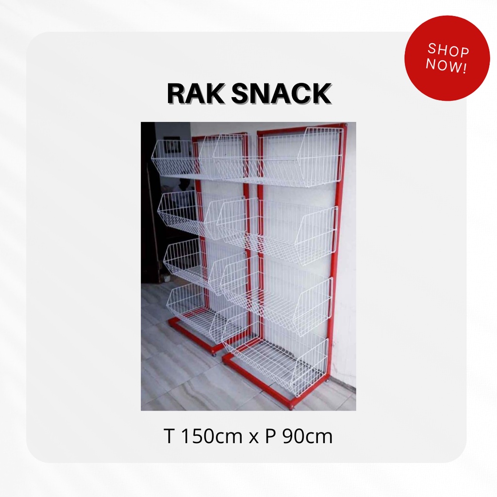 RAK SNACK/ RAK JAJANAN/ RAK BESI MURAH JABODETABEK