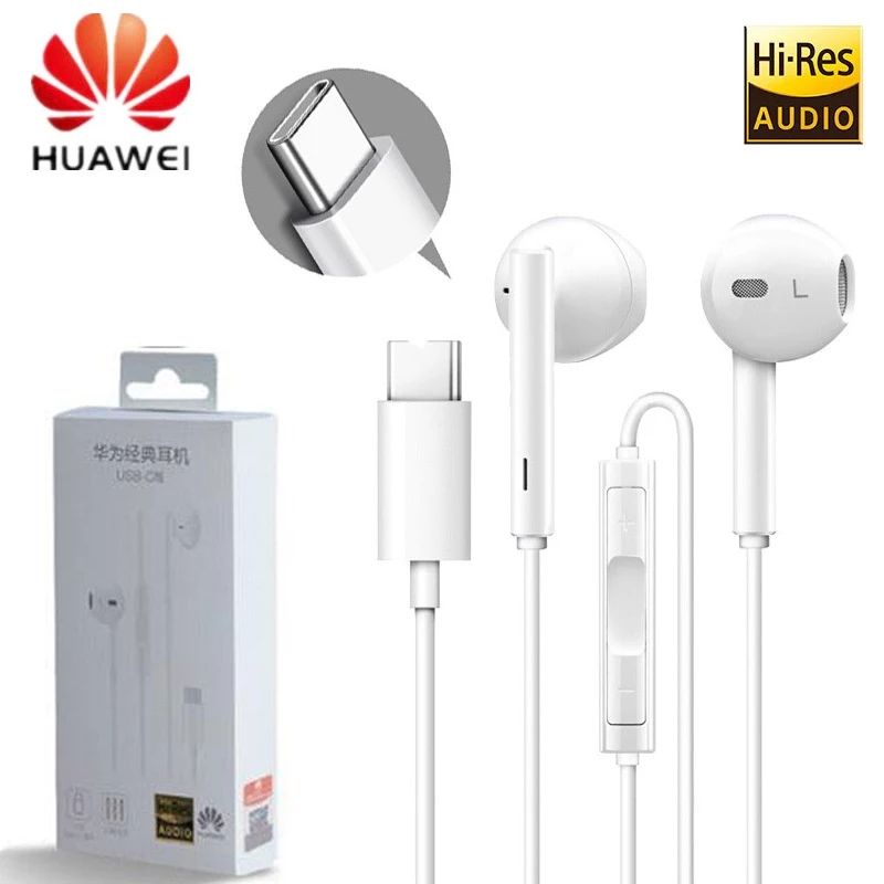 EARPHONE HUAWEI CM33 ORIGINAL 100% (CEK KEASLIAN SCAN BACODE YANG ADA DI DUS