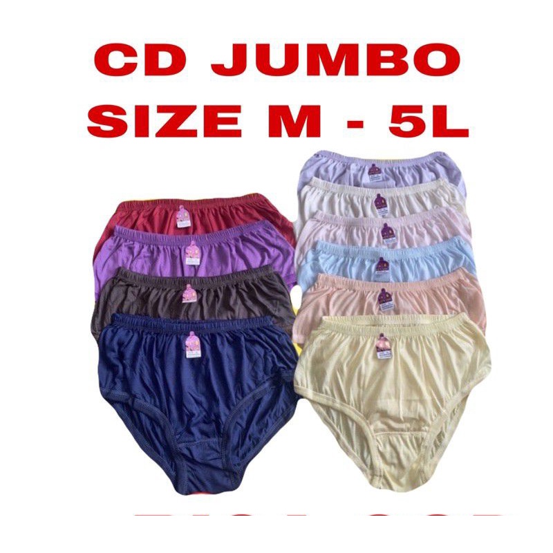 CELANA DALAM JUMBO M - 6L CD SUPER JUMBO CD POLOS WANITA MURAH