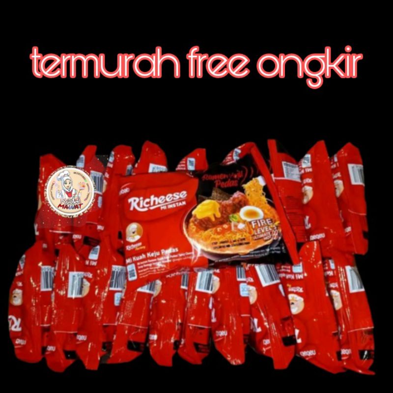 

[READY STOK SIAP KIRIM] Cod Mie Richeese / Mie Ramen Keju / Richeese Level 5 Termurah