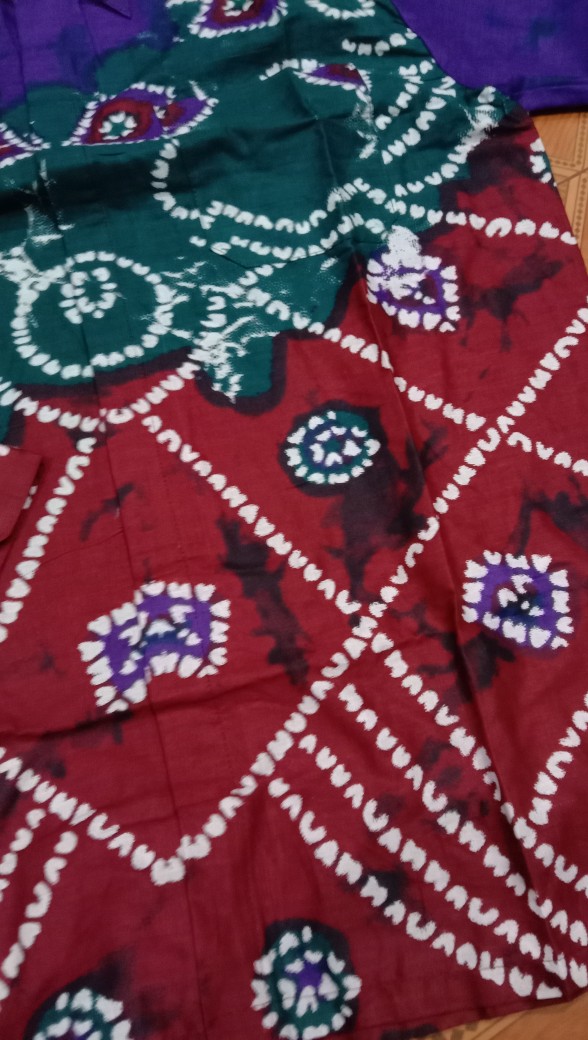 Kemeja Batik - Ppbtk07 Modern  Panjang Casual Modis Trendy Masa Kini M L Xl Asli Pekalongan