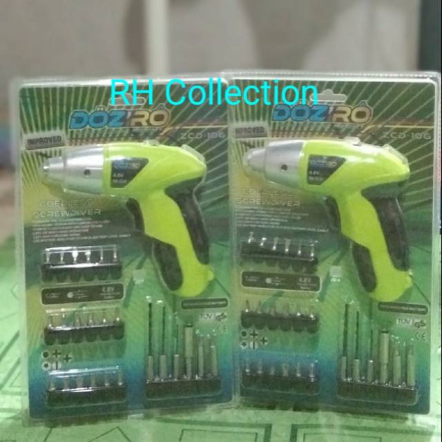 bor ces cordless drill obeng elektrik doziro prescot