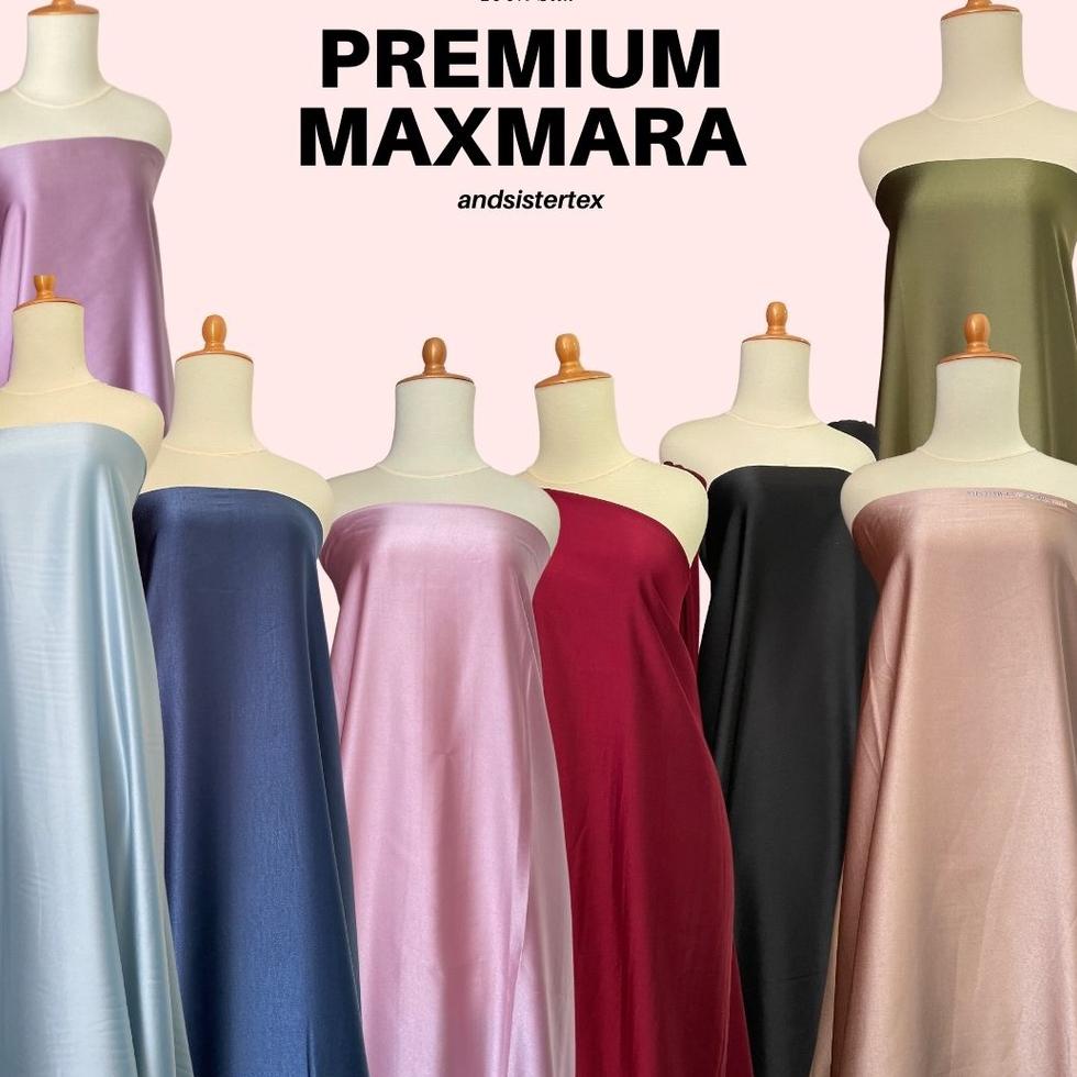 KWD.12My22q– Bahan Kain Satin Maxmara Premium Warna Rosegold Taro Pink