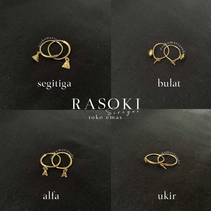 ANTING 1GR BAYI EMAS 24 LM LONDON 99,9% | TOKO MAS RASOKI