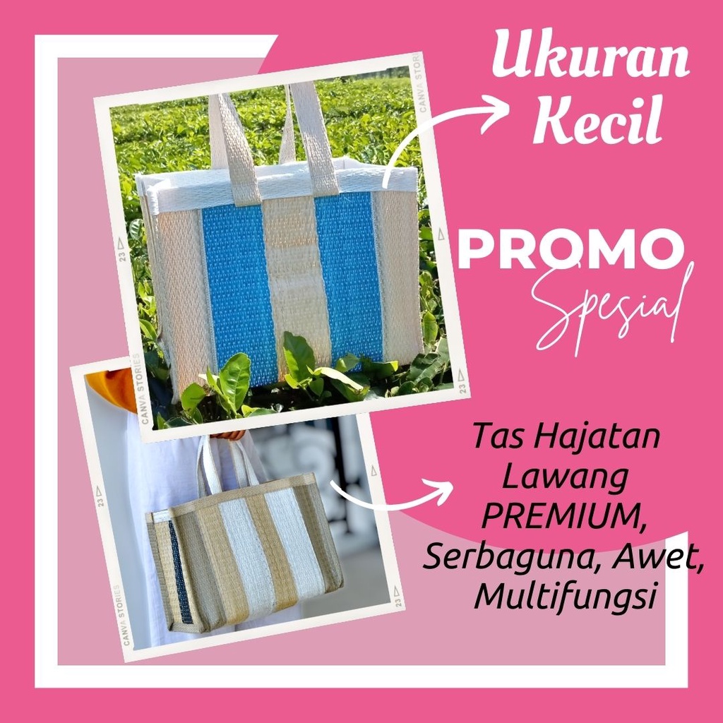 SPESIAL PROMO, Tas Hantaran, Tas Belanja Pasar, Tas Berkat Anyam, Tas Hajatan Lawang Size Kecil