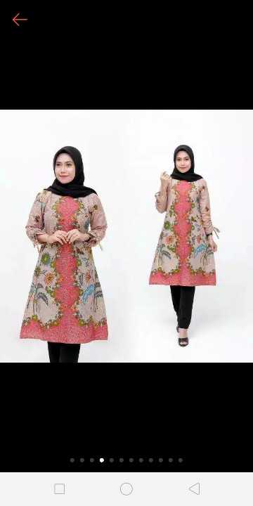 #bayardirumah Tunik Batik Wanita M L Xl Xxl Jumbo