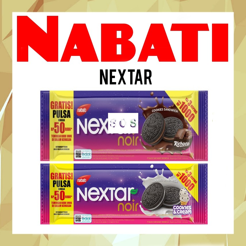 

《OS3》 Nabati Nextar Noir oreo biskuit - biscuit sandwich