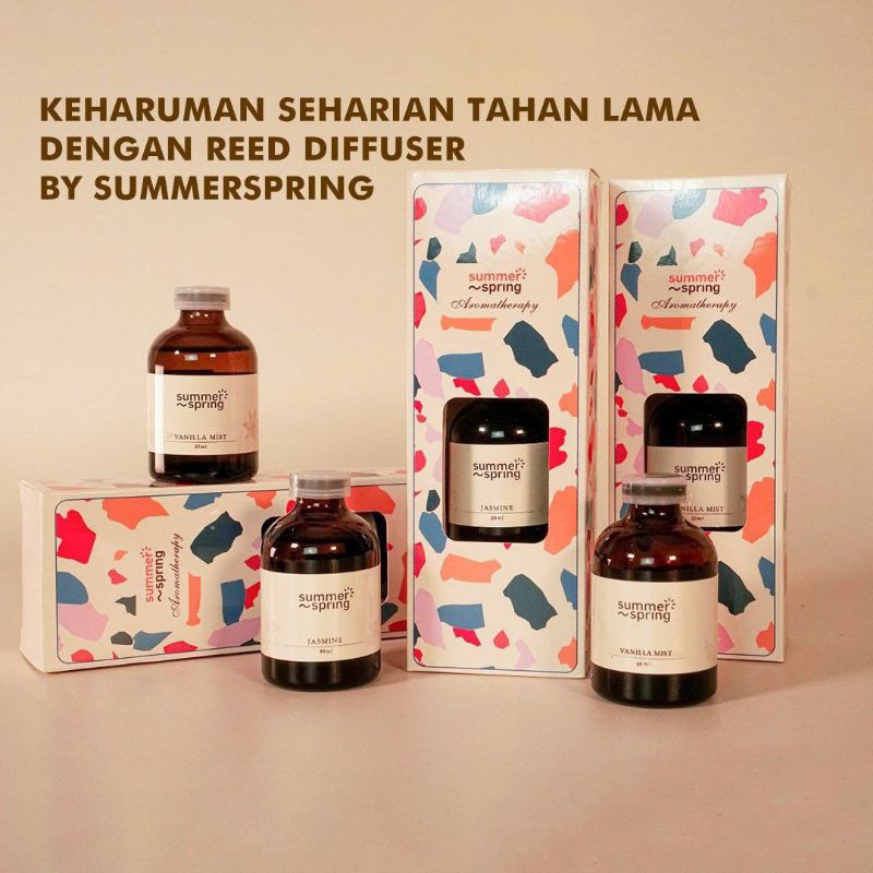 Summer Spring Jasmine Reed Diffuser | Pewangi Ruangan Aromaterapi