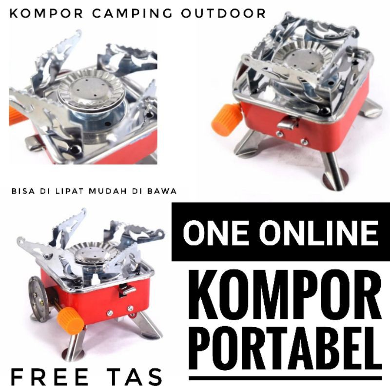 Paket Hemat Cooking Set DS300 &amp; Camping Stove K202 Kemping Outdor