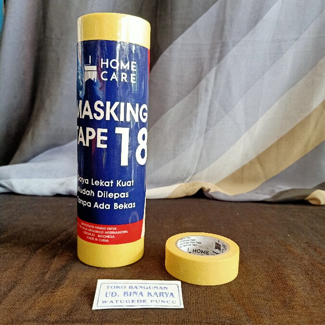 

Masking Tape 18Mm Home Care / lakban kertas 18 mm Home care / isolasi kertas home care / lakban