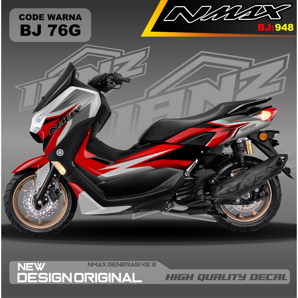 DECAL STICKER VARIASI NMAX FULL BODY MOTOR / DECAL FULL BODY NMAX / DECAL STIKER FULL BODY NMAX / STIKER DECAL NMAX TERBARU