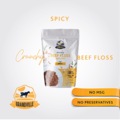 

Grandville Abon Sapi Crunchy Spicy 100gr