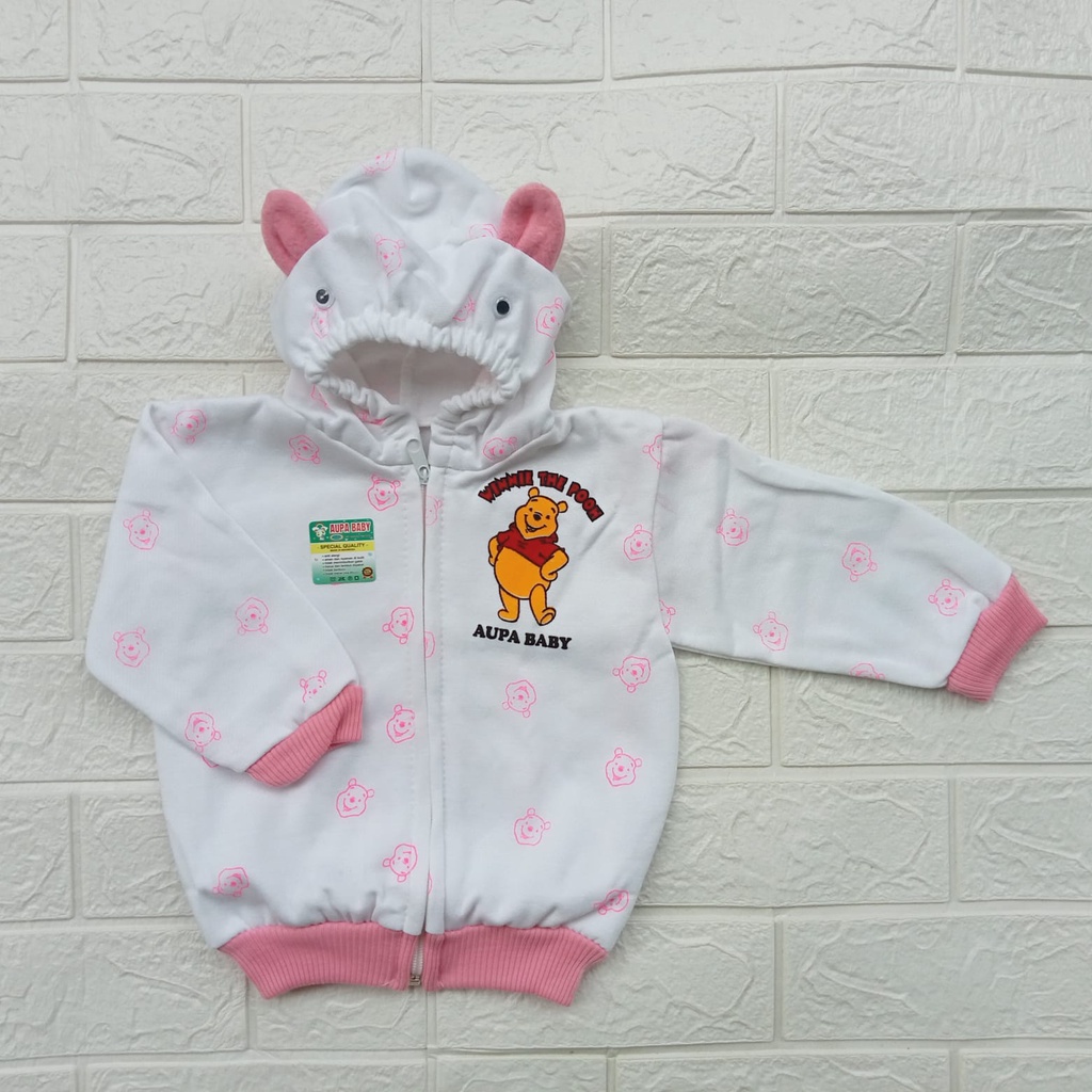 Jaket bayi motif winnie the pooh terbaru