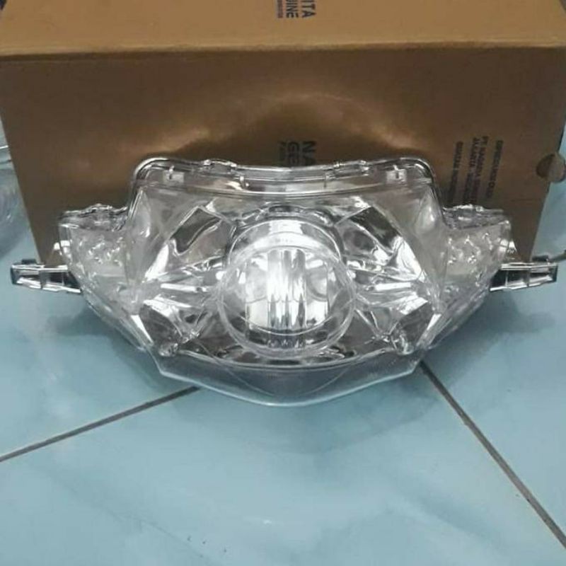 Reflektor Headlamp Lampu Depan Supra X 125 Lama Bohlam Satu