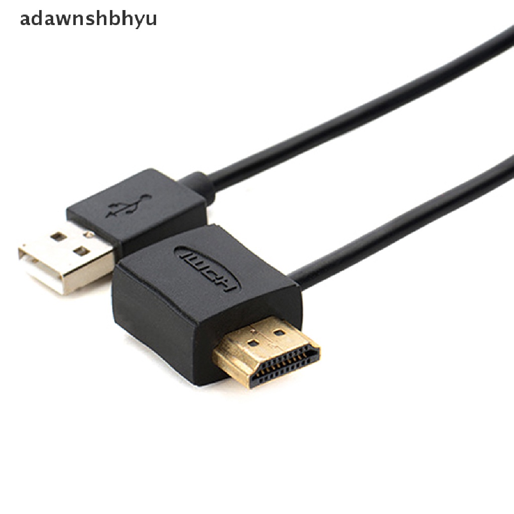 Adawnshbhyu 50cm usb 2.0 hdmi male to female adapter extender Kabel Konektor power