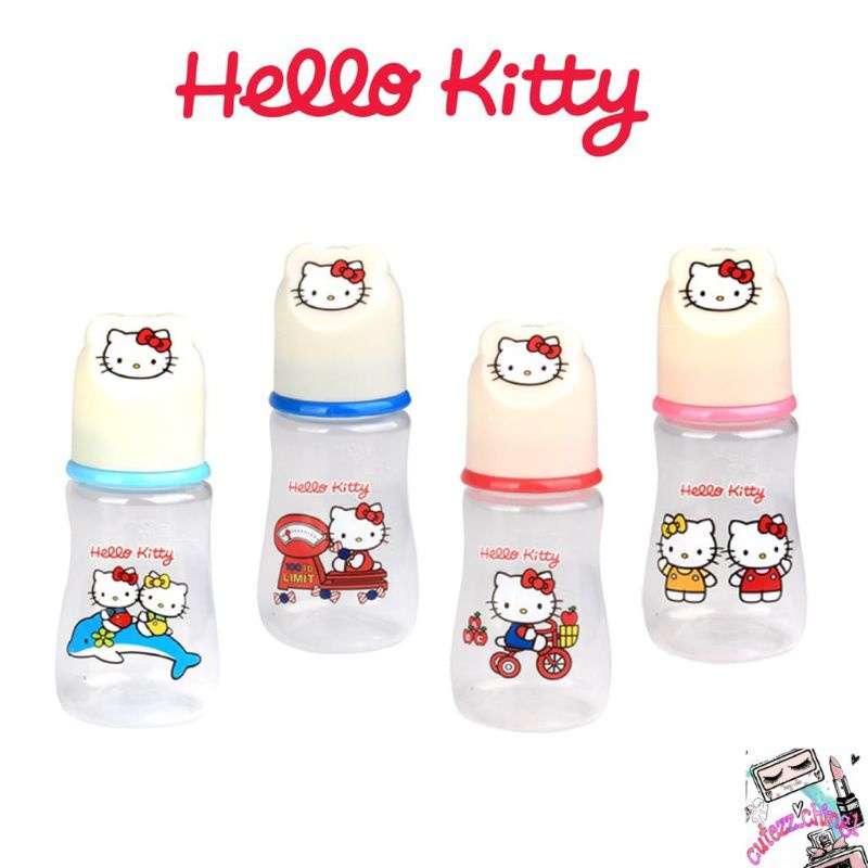 ☃Cutezz_Ching1☃Hello Kitty Regular Round Bottle Botol Susu Bayi Bunny