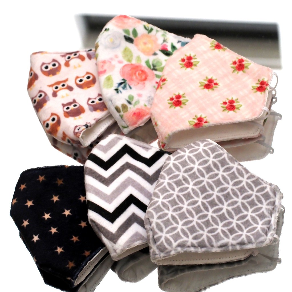 Masker Kain TEBAL 3 LAPIS ADA FILTER BUSA Kualitas Premium Hijab Headloop Earloop non Medis 3 Ply