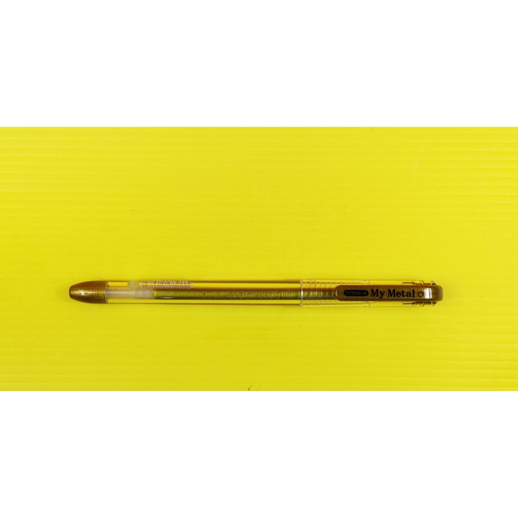 

PULPEN GEL / CAIR DONG - A MY METAL 0.7 WARNA GOLD