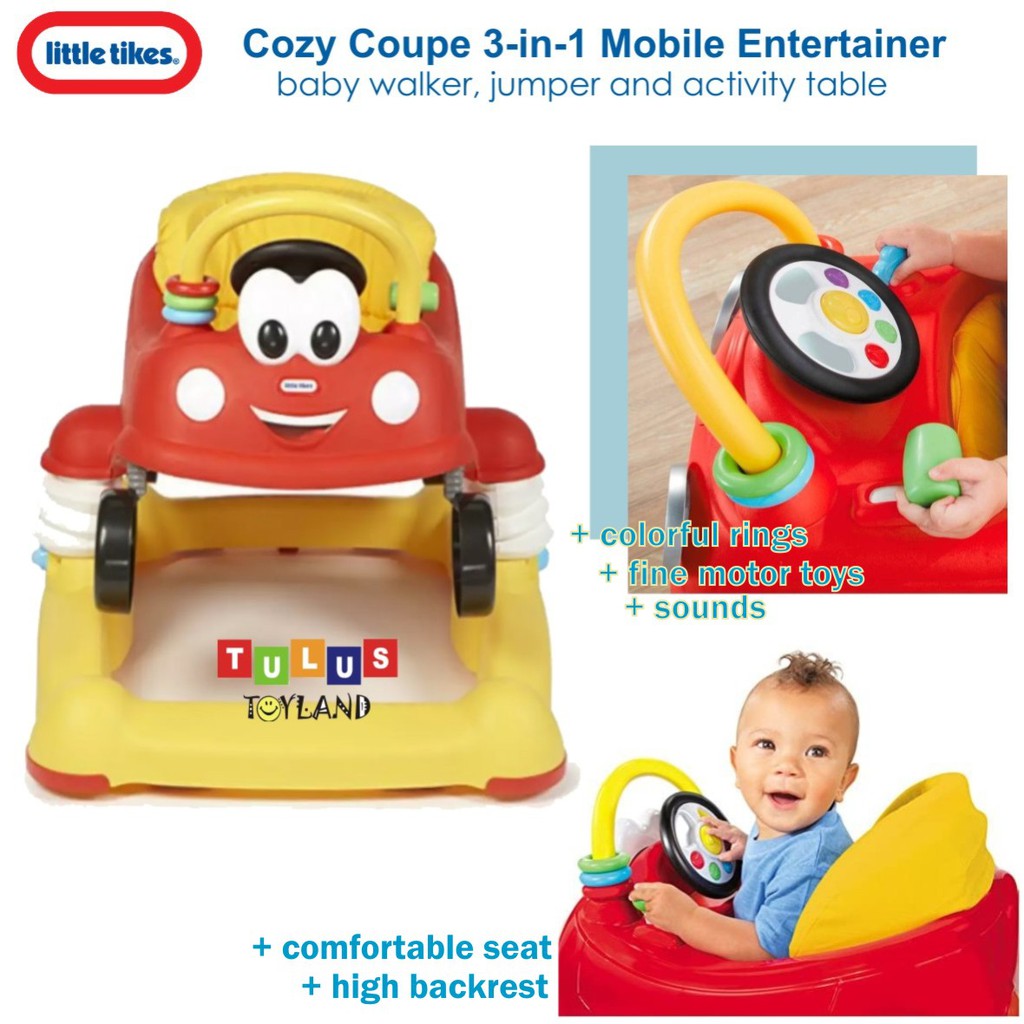 Little Tikes Cozy Coupe 3 in 1 Mobile Entertainer 3in1 Baby Walker activity center jumperoo bouncer