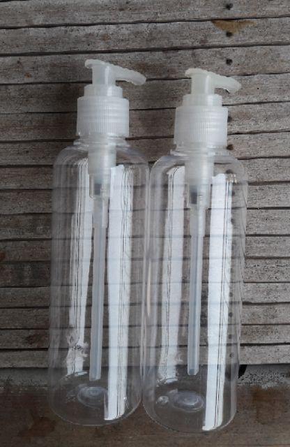 Botol Plastik Pet 250 Ml Tutup Pump Minimal 10 Pcs