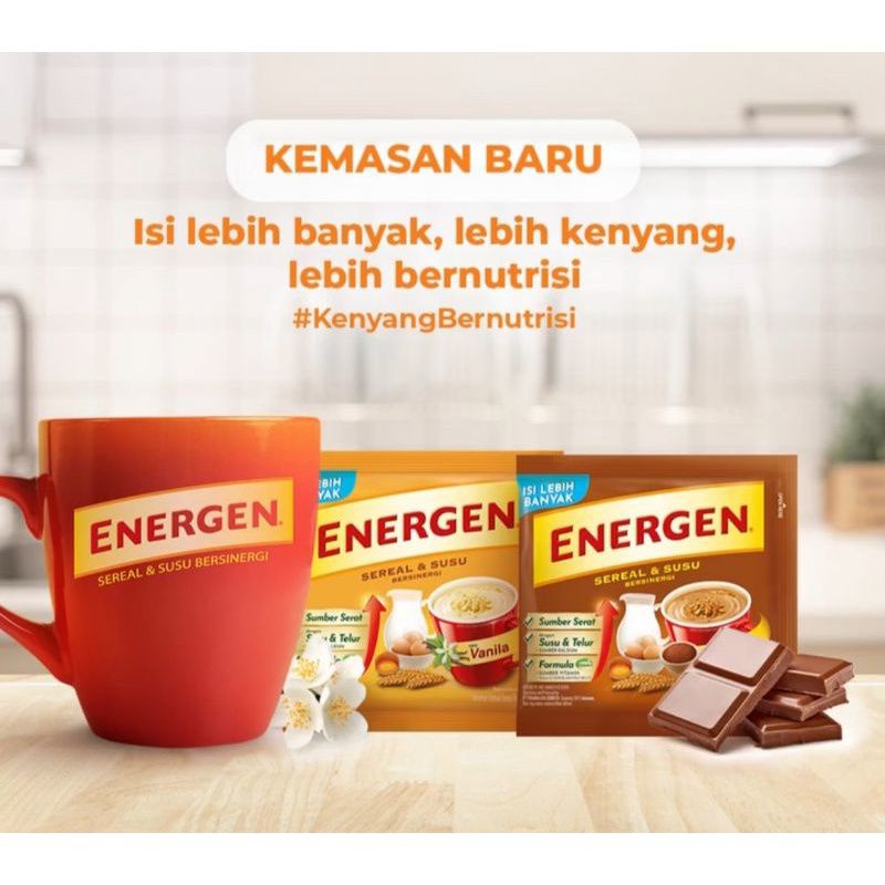 

Energen sachet