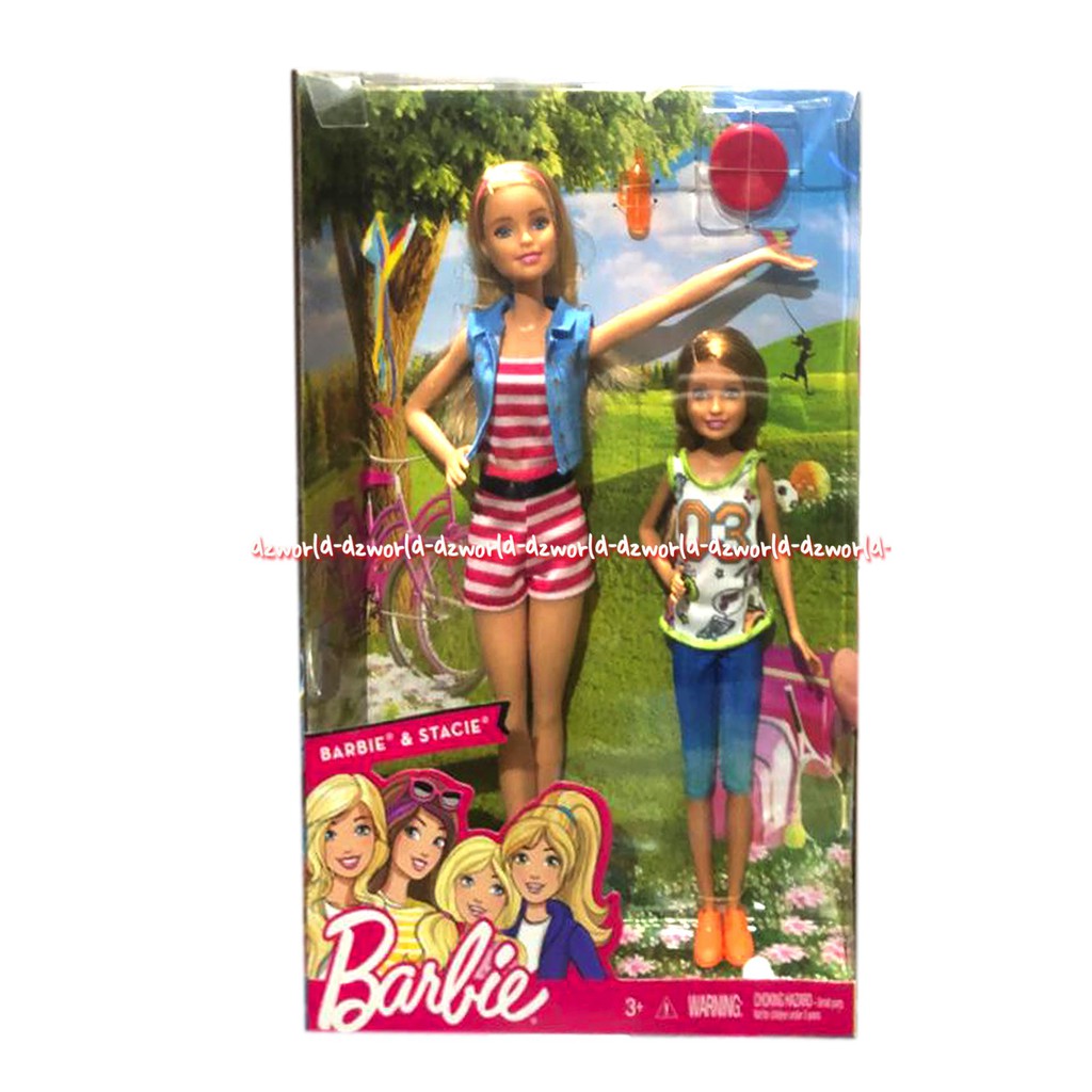 Barbie &amp; Stage And Kids Mainan Boneka Berbie Ibu Anak 2Pcs Doll Playset Toys