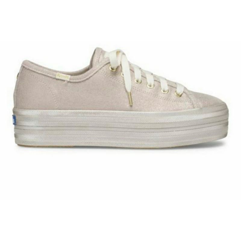 KEDS TRIPLE UP KS GLITER SUEDE GOLD