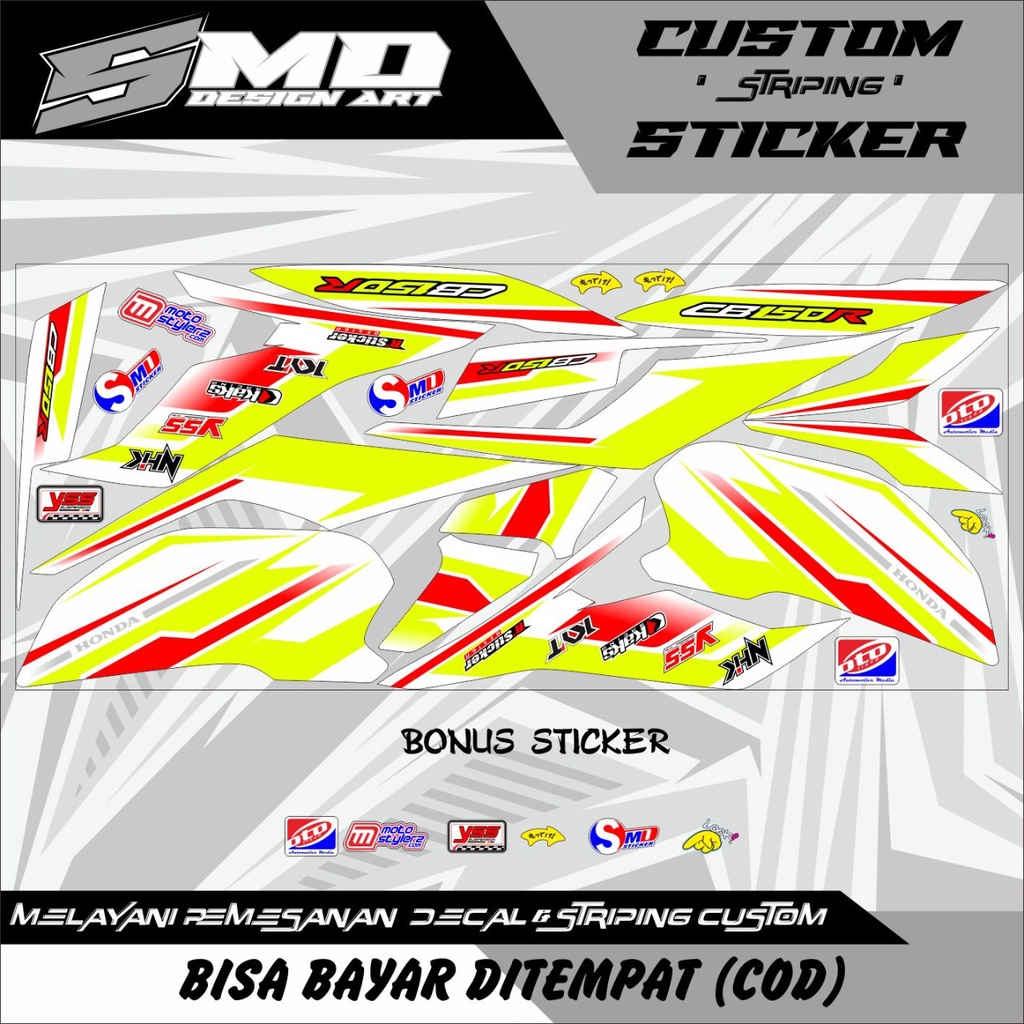 STIKER MOTOR HONDA CB 150R G3