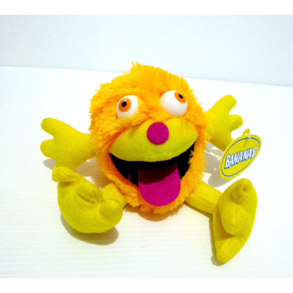 Boneka Bulu Orange Fur Monster Ball Original Bananas Import Doll