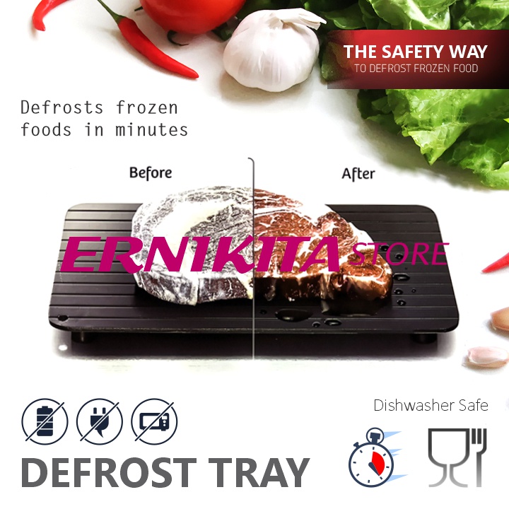 DEFROST TRAY - Tatakan Pencair Daging Ikan Makanan Beku