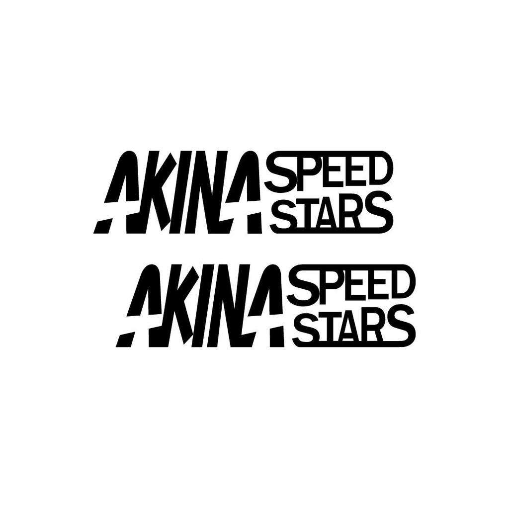 STIKER AKINA SPEEDSTARS INITIAL D VINYL JDM DECAL