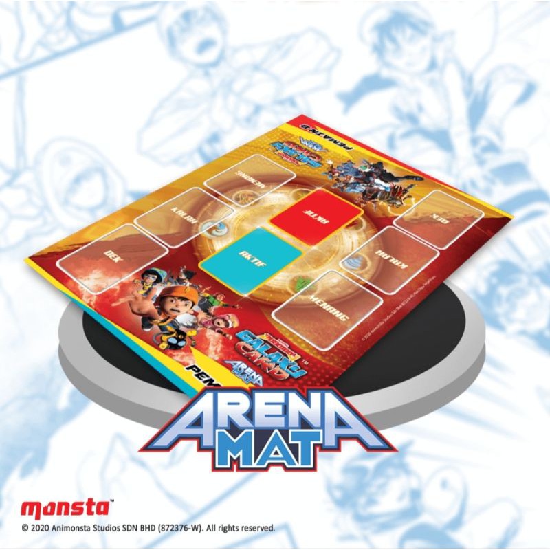 BoBoiBoy Galaxy Card — Arena Mat
