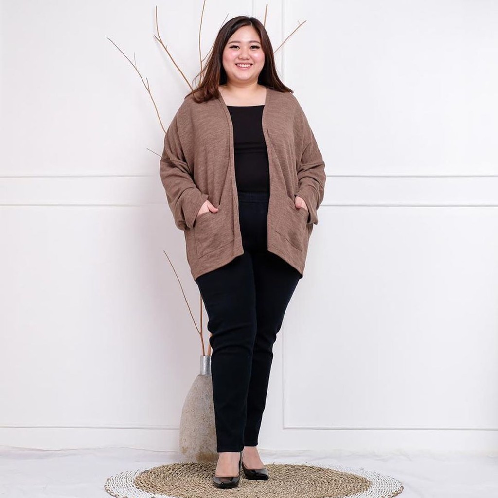 Amy Oversize Knit Cardy - Kardigan Rajut Jumbo