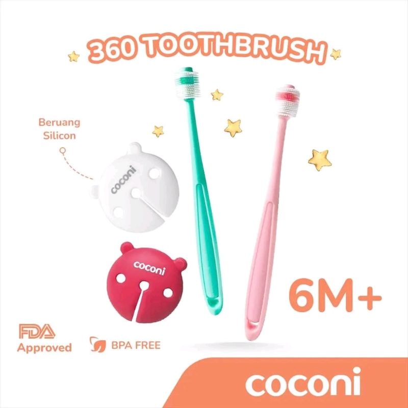 Coconi 360 Baby Toothbrush / Sikat Gigi Anak Bayi