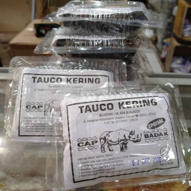 

Tauco Kering Cap Badak Khas Cianjur