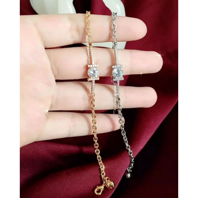 Gelang tangan rantai Solitaire