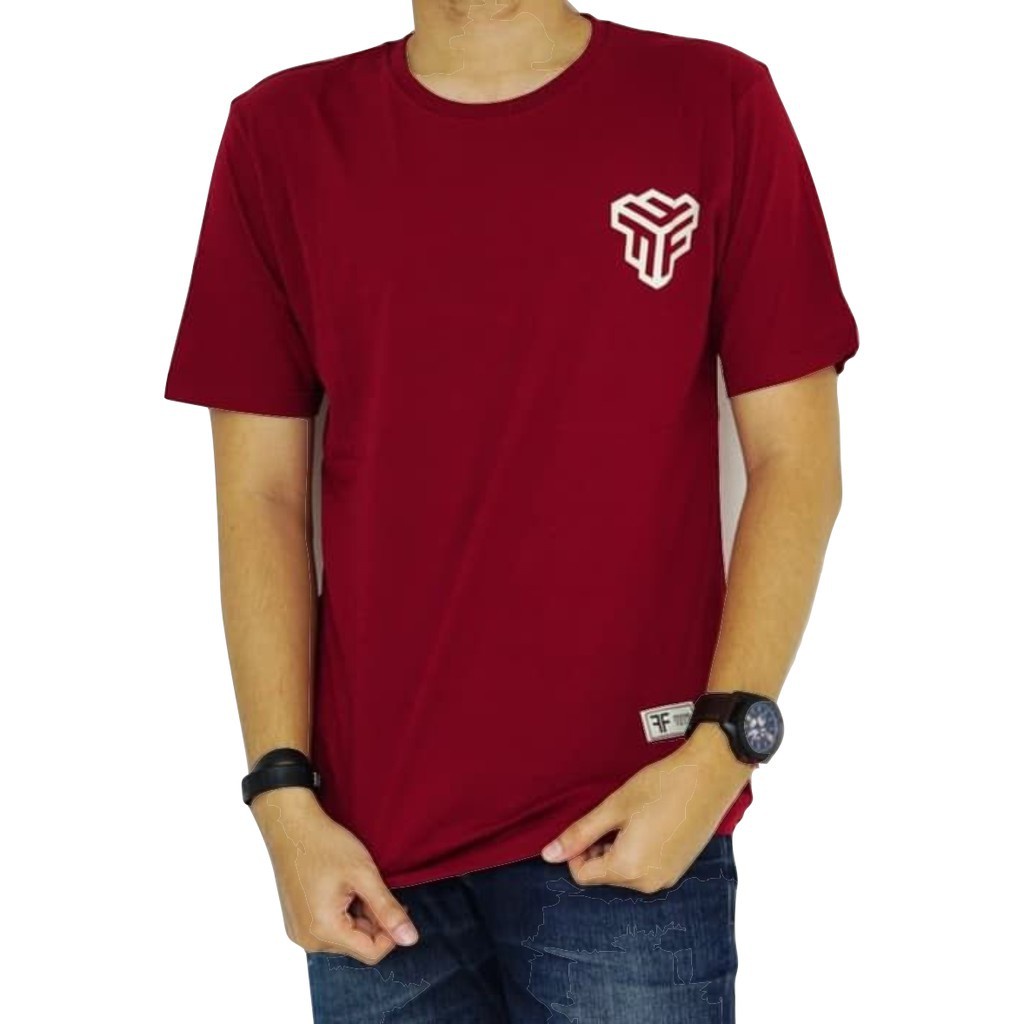 TSHIRT BAJU KAOS DISTRO FF LOGO COMBED 30S