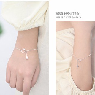 Gelang Sterling Silver 925 dengan Lonceng untuk Wanita