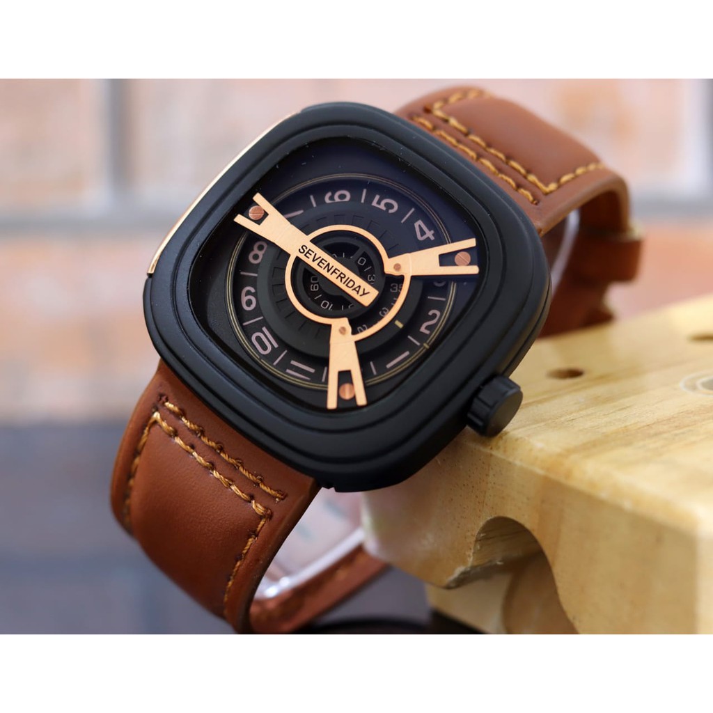 Jam Tangan Pria/Cowok Sevenfriday M2 Strap Kulit