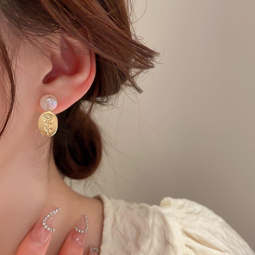 Mxbeauty Anting Wanita Retro Vintage Mutiara Lucu Manis Indah Perhiasan Fashion