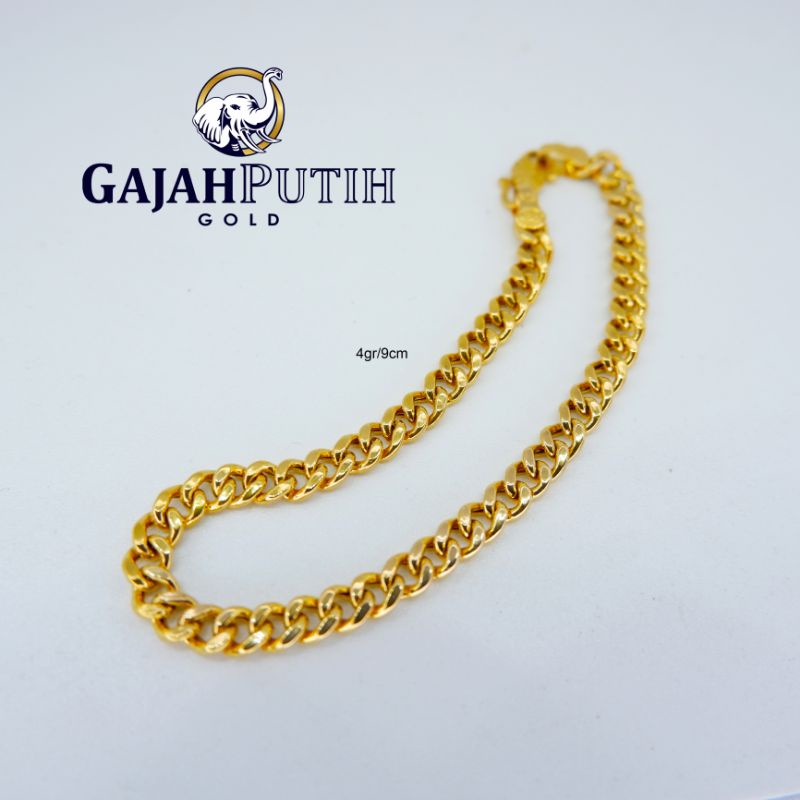 4gr Gelang Model Rantai Padat Emas Asli KodeO2409