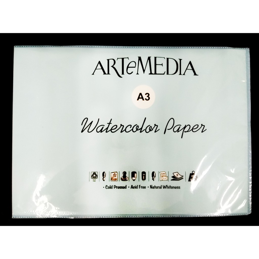 

Artemedia Watercolor Paper A3 Kertas Lukis Cat Air